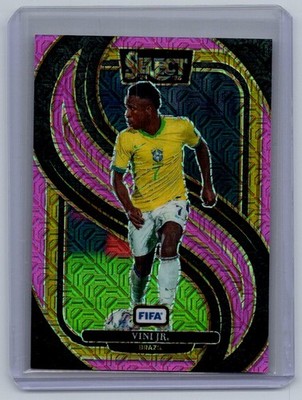 2024-25 Panini Select FIFA #163 Vini Jr. Pink Mojo #/299