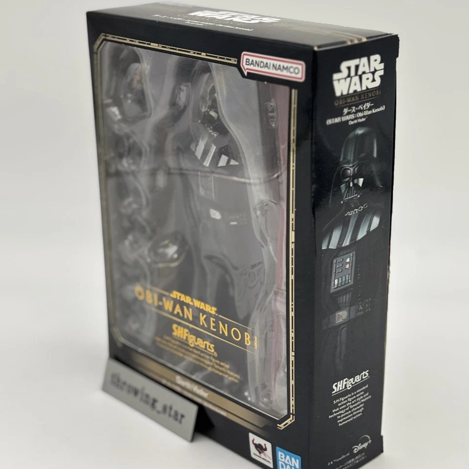 BANDAI S.H.Figuarts Darth Vader STAR WARS Obi-Wan Kenobi Action Figure Japan - Image 4 of 4