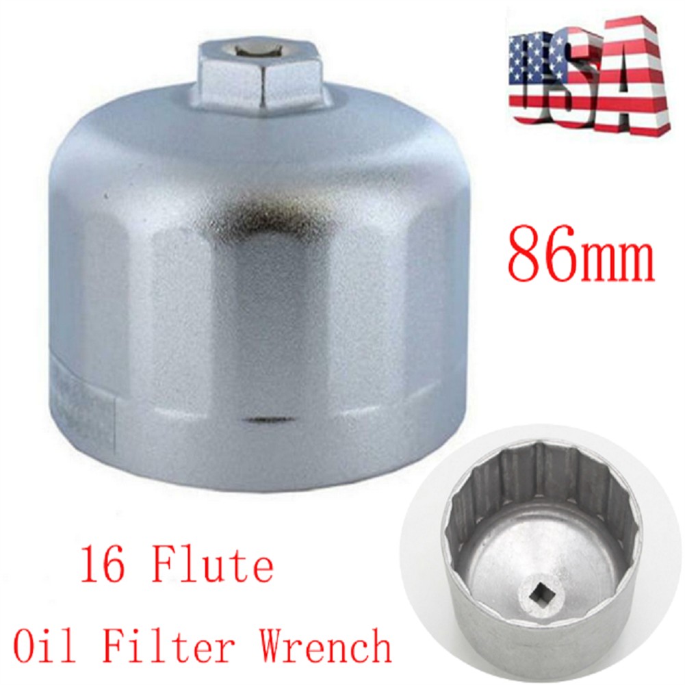 Wrench Cap Housing Tool Remover 16 Flutes 86mm For Car Bmw & Volvo