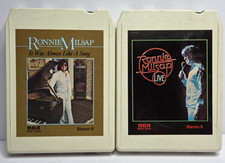 Lot of 2 Ronnie Milsap 8-Track Tapes It Was Almost Like a Song Live TESTED