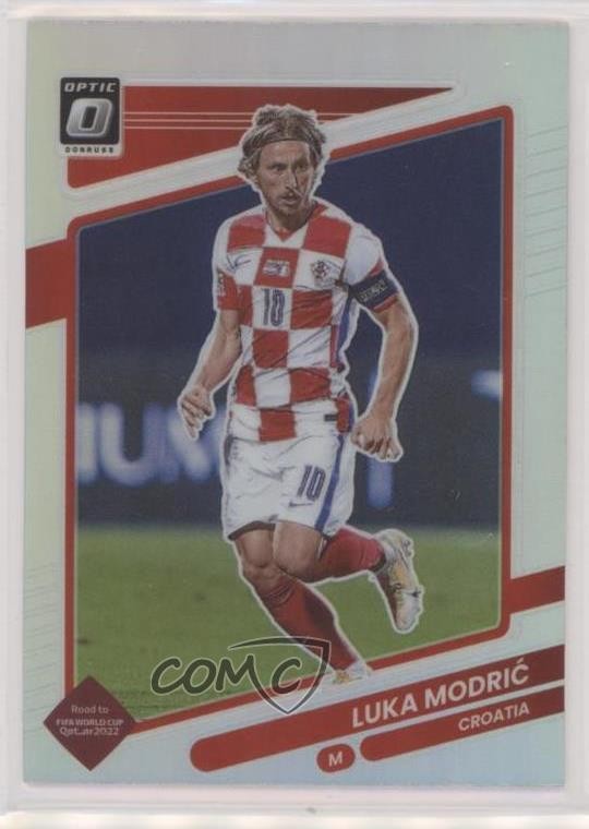 2021-22 Panini Donruss Road to Qatar Optic Holo Prizm Luka Modric #37 g1z