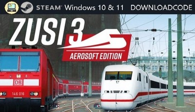 NEU PC Computer Spiel ZUSI 3 Aerosoft Edt für Windows 10 11 STEAM Download Code