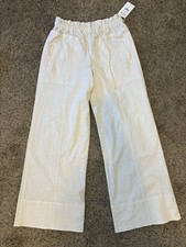 Splendid Collection Women  s Wide Leg Pants White Size M   New with Tags