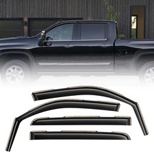 Window Rain Guards for 2020-2025 Chevy Silverado  GMC Sierra 2500HD/3500HD C...