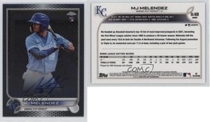 2022 Topps Chrome Rookie Auto MJ Melendez #RA-MJM Auto RC