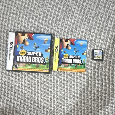 New Super Mario Bros. Nintendo DS Complete w/ Case Manual E 2006 NTSC-U/C