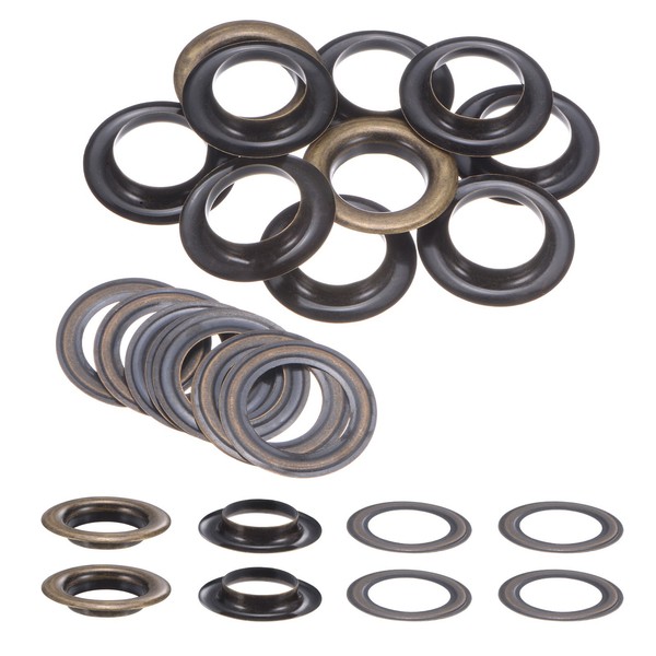 10Er Set ÖSen Mit Unterlegscheiben 30Mm Kupfer Metall ÖSen Kit FüR Diy, Bronze-image