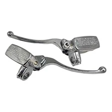 7/8" 22mm Motorcycle Handlebar Front Brake Master Cylinder Lever With Mirror 