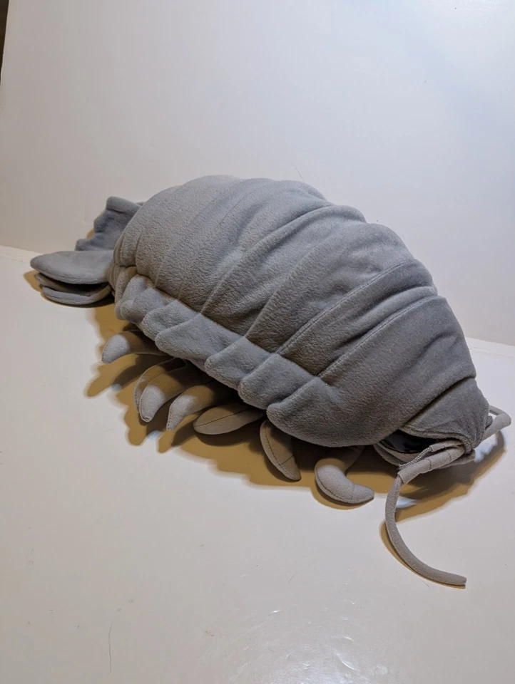 Giant Isopod Realistic Plush Gray Stuffed Animal Marine Ocean Creature 20"  - Image 2 of 4