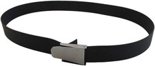 Scuba Diving 60 Long 2 Webbing Belt with Stainless Steel Buckle Black