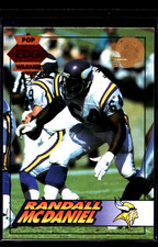 1994 Collector Edge Pop Warner 22k Gold #120 Randall McDaniel HOF Vikings Card