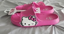Girls Hello Kitty Sandals slides size 4/5 pink sandals New with tags
