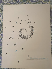 Poster Blonde Redhead 23 e 24 aprile 2007 Bimbo's 365 club tour - 18”x 24” quasi nuovo