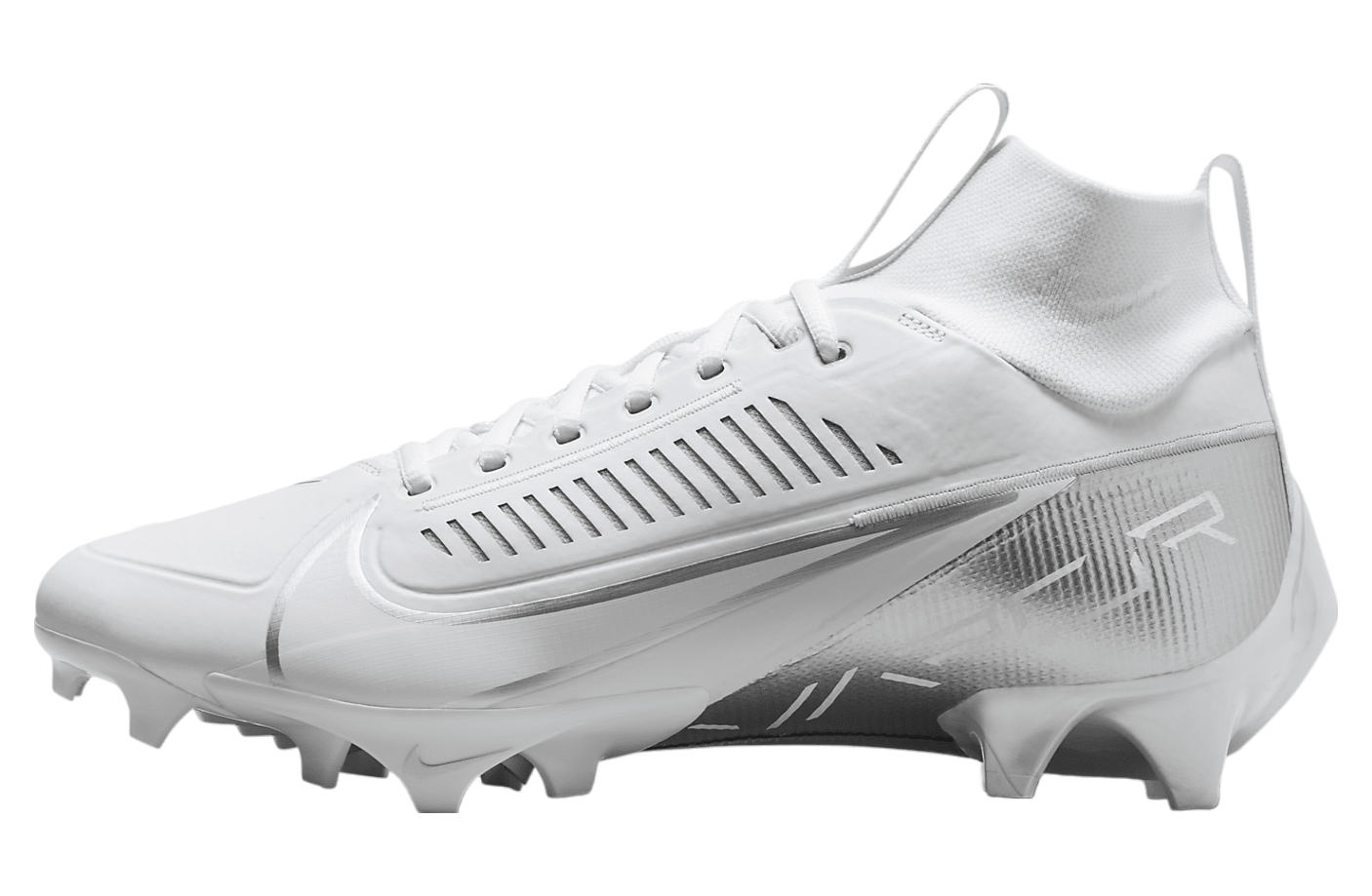 Mens Size 12 Nike Vapor Edge Pro 360 2 White Silver Football Cleats  DA5456-102