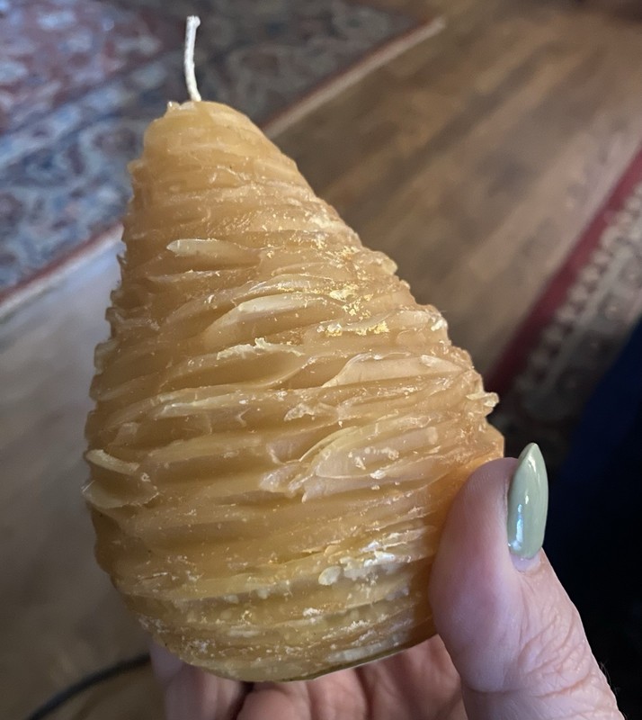 Pine Cone Candle - Brown Sugar (color) Vance Kitira NEW