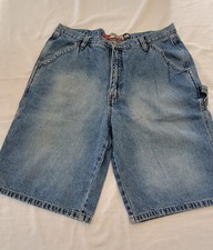 Bugle Boy Company 7M Men's Cargo Shorts Blue Denim 38W