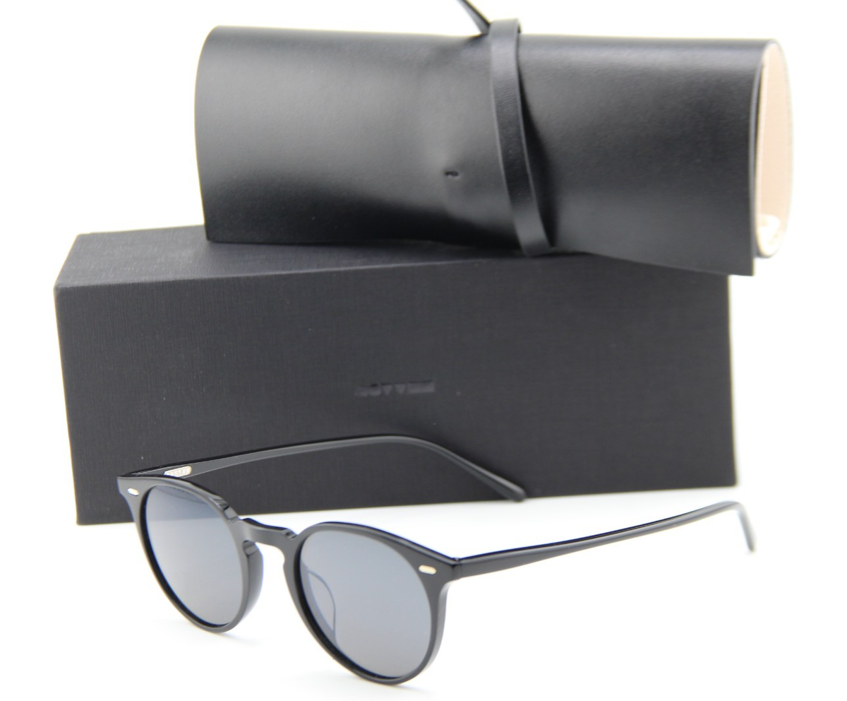 NEW OLIVER PEOPLES OV 5529SU 1731R5 N.02 BLACK ROUND 