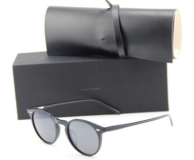 NEW OLIVER PEOPLES OV 5529SU 1731R5 N.02 BLACK ROUND AUTHENTIC SUNGLASSES 46-20