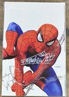 AMAZING SPIDER-MAN #1 Mayhew Red/Blue Suit Virgin "THWIP" Signature LTD 1000