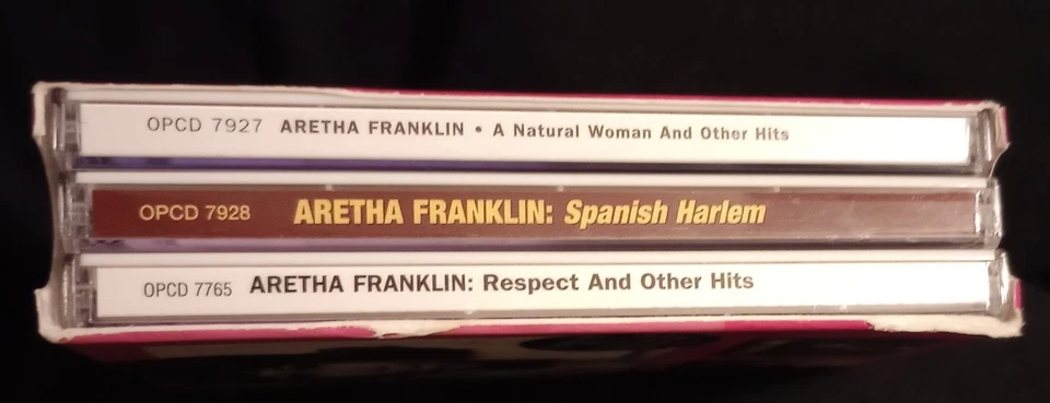 Aretha Franklin Collection 3 CD Set Warner Custom Products 30 Songs - Image 2 of 3