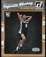 Panini Donruss Dejounte Murray Rookie San Antonio Spurs Basketball Card #173. rookie card picture