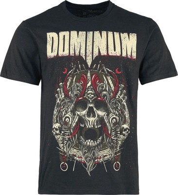 Dominum T-Shirt Herren Tour-Shirt 2025 schwarz Band-Merch, Bands