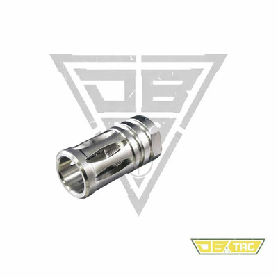 1/2x28 Thread Muzzle Brake Stainless Steel For 9mm/350 With Thread Converter