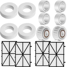 12 Pcs Pool Cleaner Parts Accessories 4 Pcs Climbing Rings Compatible w/ Dolphin