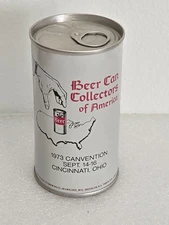 Vintage Schlitz BCCA 1973 Canvention Straight Steel Beer Can
