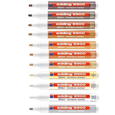 edding 8900 Furniture Marker 1.5-2mm Nib Single Pen 11 Colours Available