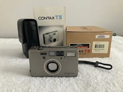 Contax T3 Point & Shoot Camera - Silver for sale online | eBay