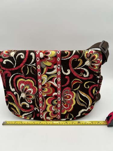 Vera Bradley Puccini Messenger Bag Floral Design - Picture 6 of 10