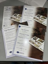 Lot of 4 Creative Memories 12x12 Page Protectors 16 Sheets Each Sealed