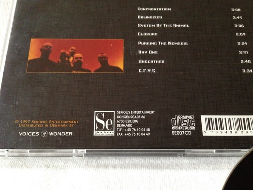Pyrexia - System Of The Animal CD OOP 1997 SERIOUS ENTERTAINMENT (DENMARK) - Picture 5 of 8