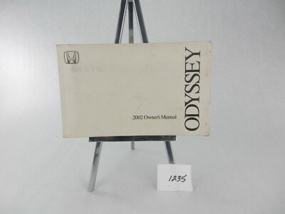 2002 HONDA ODYSSEY OWNERS MANUAL eBay