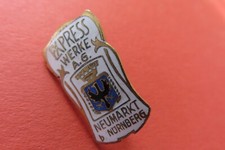 Alte  Motorrad Express Werke Neumarkt    Abzeichen Brosche   15 x 26  mm