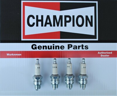 4 pack of Genuine H10C (844S) Champion Spark Plugs Engine for Briggs & Kohler