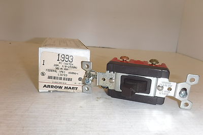 ARROW HART 1993 AC SWITCH 20A 120-277V NIB