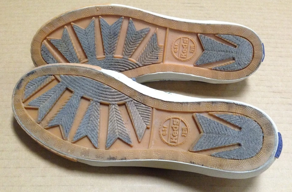 Keds Floral Print Flat No Lace Shoes W/ Jeans Lining SIZE 7 *SEE PHOTOS - Image 3 of 4