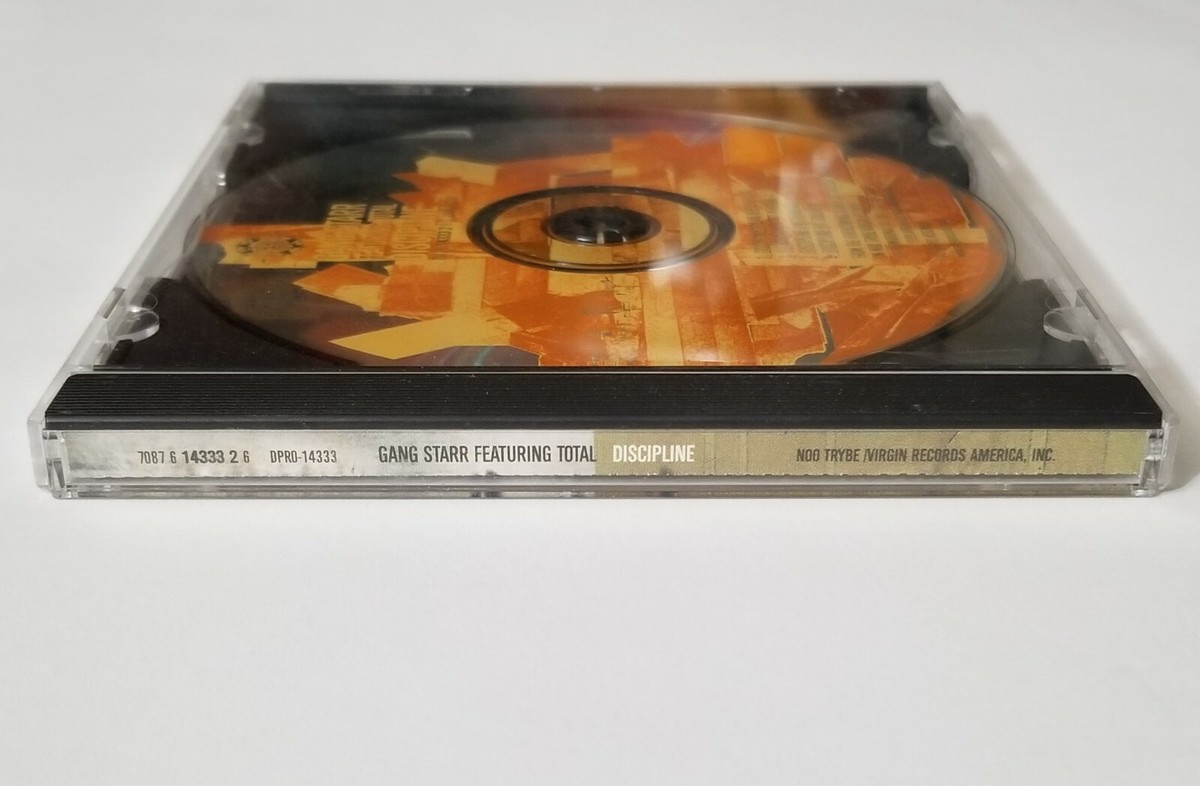 GANG STARR PROMO CD DISCIPLINE 1999 DJ PREMIER RAP HIP HOP VIRGIN