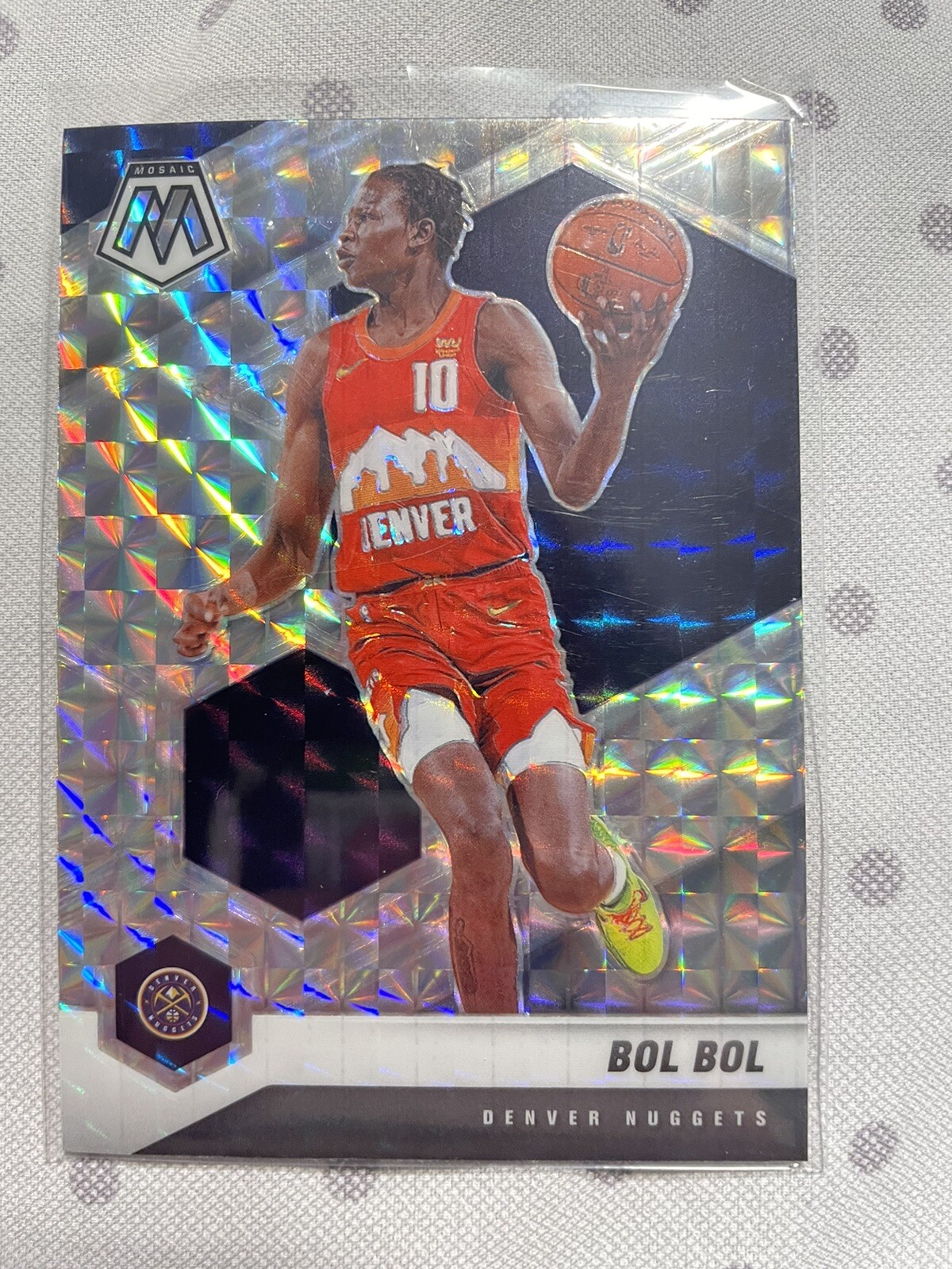 2020-21 Panini Mosaic Bol Bol Rookie Card #169 Base Silver Magic