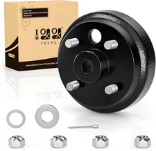 10L0L Golf Cart Brake Drum Hub Assembly for EZGO TXT PDS 1982+ 19186G1P 19186-G1