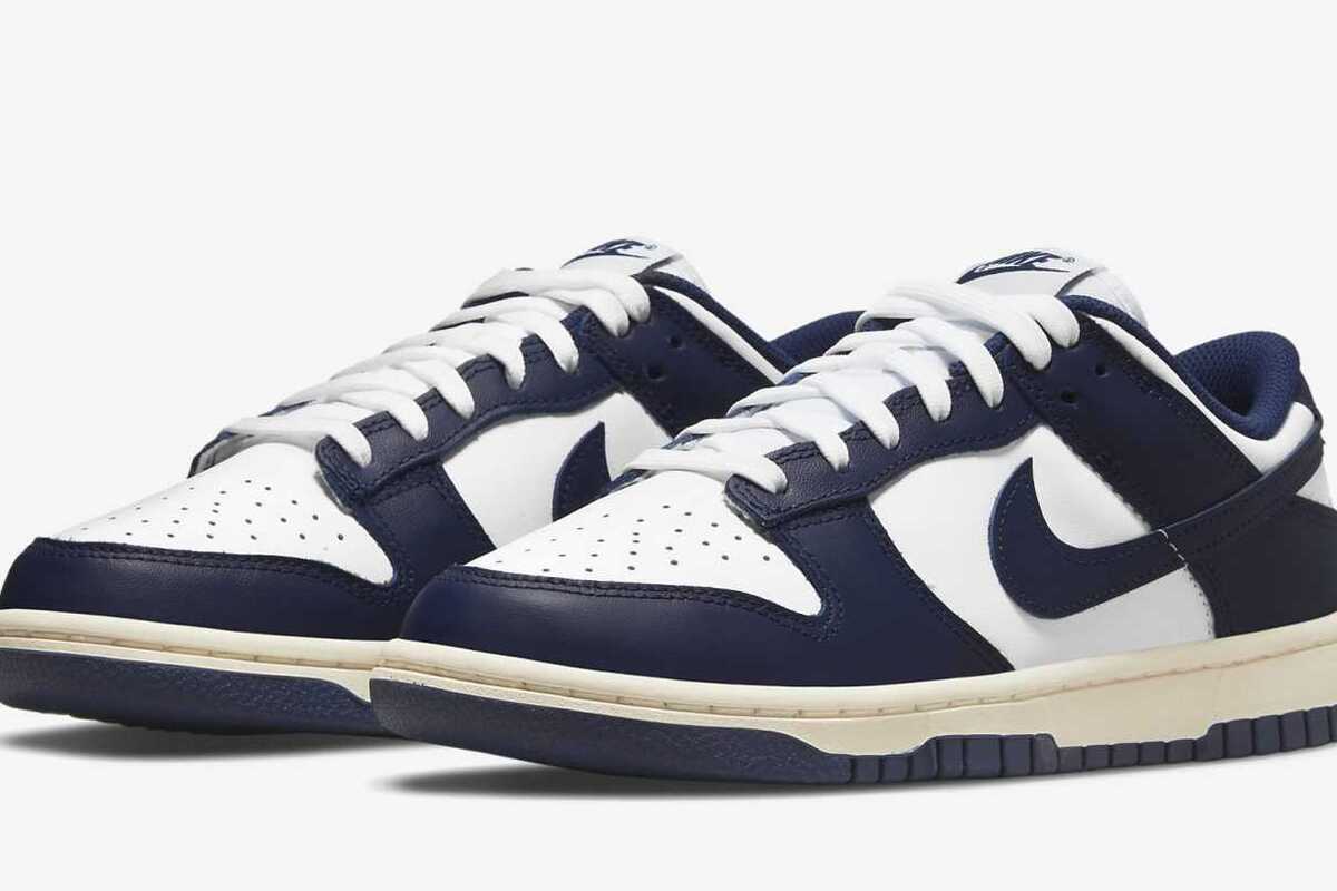 Nike WMNS Dunk Low Vintage Navy DD1503-115 US 6 - 12 Women Nike WMNS Dunk Low Vintage Navy DD1503-115 US 6 - 12 Women