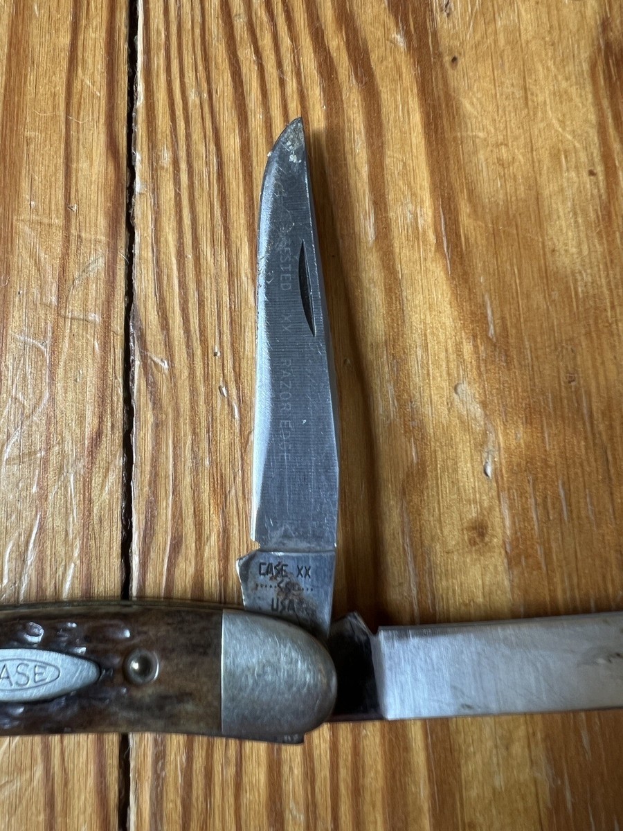 絶版☆ WA 純正HWガスブロ キンバー ウルトラCDP II 中古美品 Vintage Case xx 6318 HP Stockman Tested Razor Edge Pocket Knife