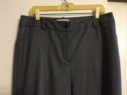 Pantalone donna firmato Talbots taglia 12 tweed bottoni lavoro casual nuovo con etichetta - Foto 2 di 6