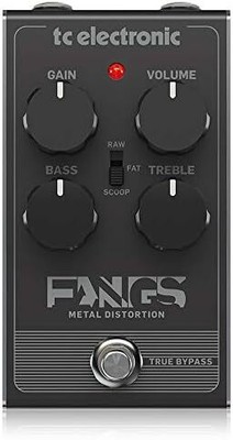 TC Electronic Analog Distortion Pedal GuitarEffect Control FANGSMETAL DISTORTION