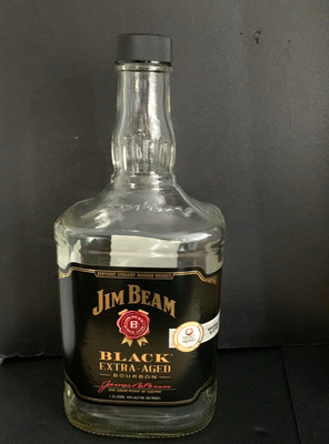Jim Beam Black Extra Aged Empty Bourbon Bottle