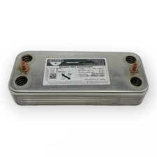 SCAMBIATORE SANITARIO 12 PIASTRE COMPATIBILE ARCA CALDAIA AETERNUM STEP