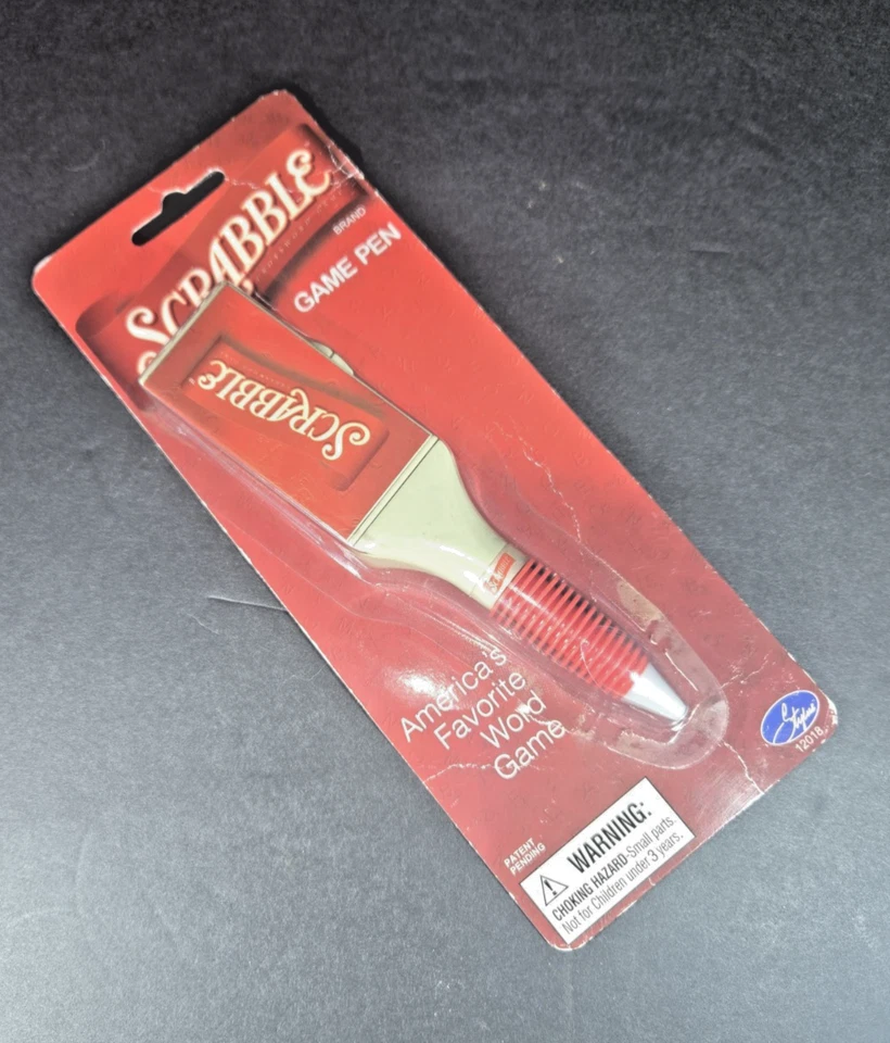 2003 Scrabble Game Pen NEW IN DAMAGED PACKAGE - Image 2 of 4