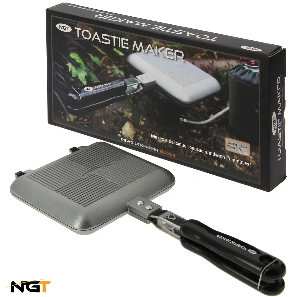 NGT Toastie Maker Carp Fishing Bankside Cooking Camping Sandwich Toaster